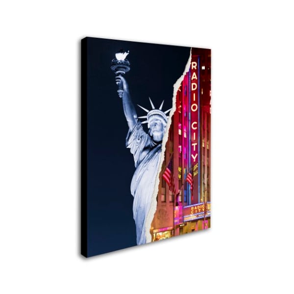 Philippe Hugonnard 'Liberty Night' Canvas Art,14x19